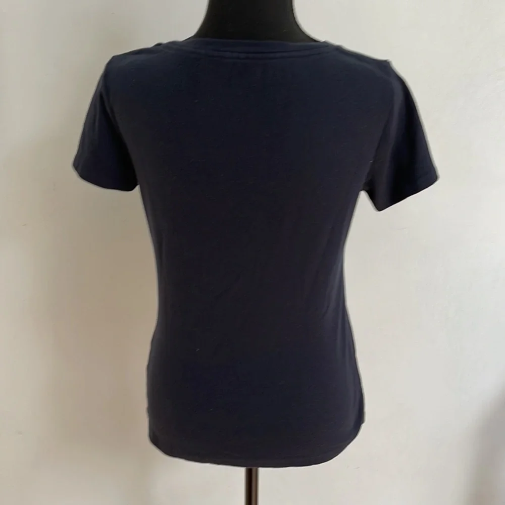 Tommy Hilfiger short sleeve top SP Navy blue - Picture 4 of 5